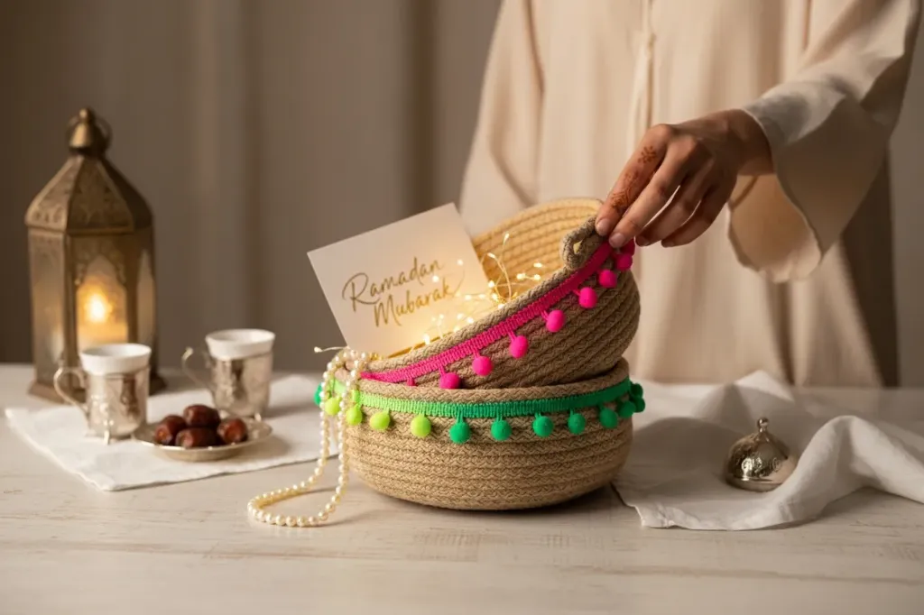 Ramadan basket-multicolor