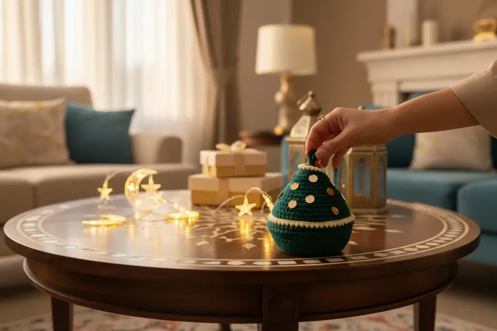 Ramadan fanous basket – blue