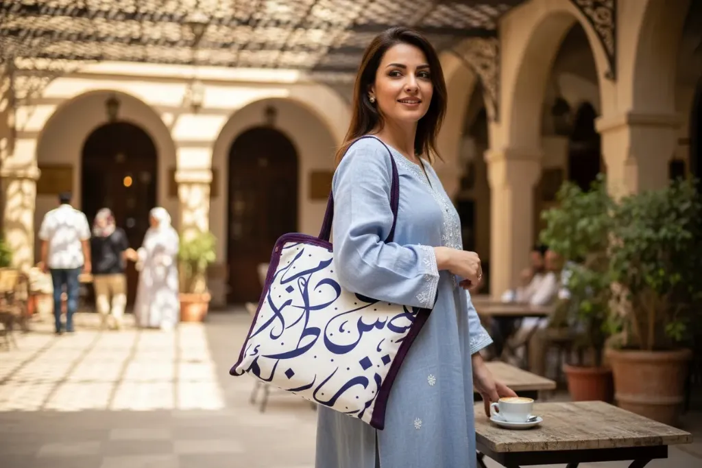 Arabic totebag