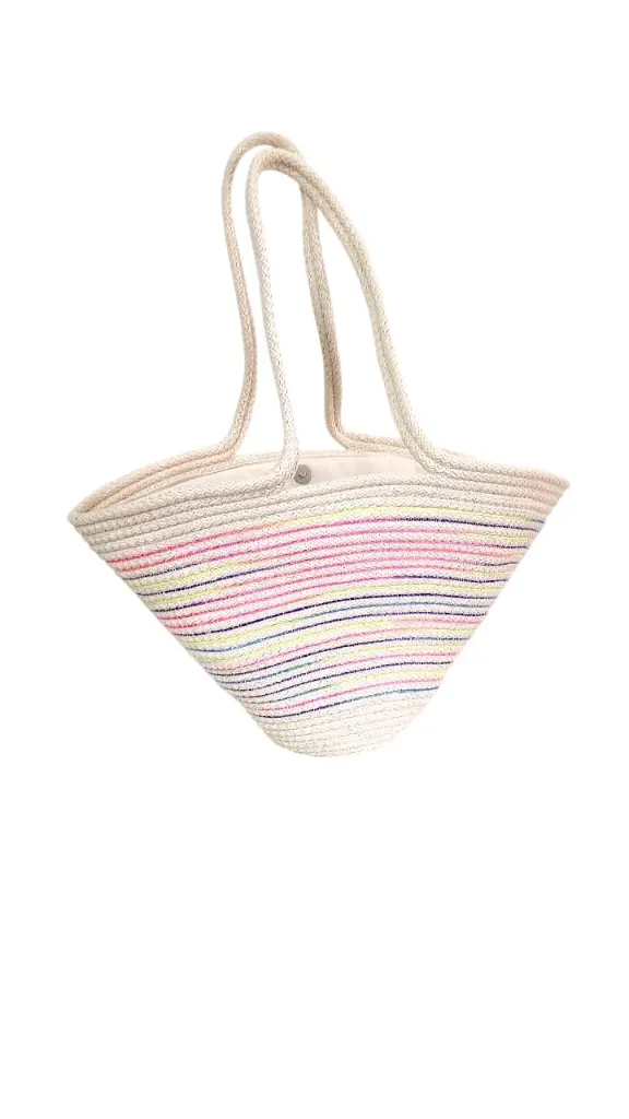White rainbow bag